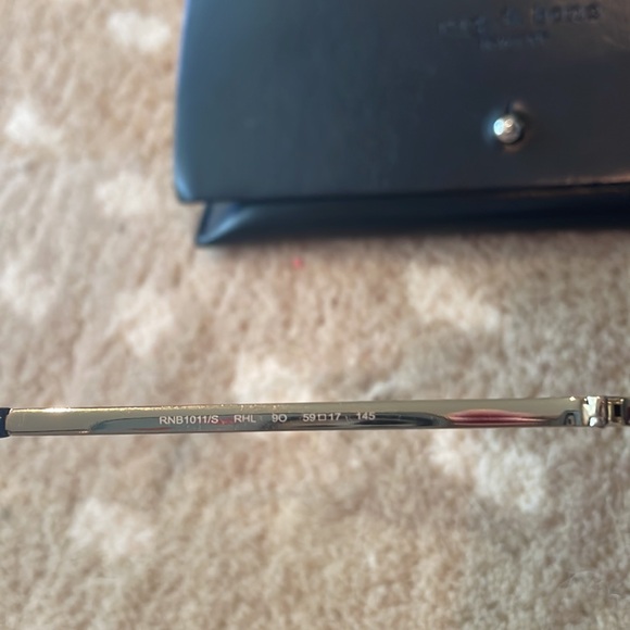 Rag and Bone black round aviators - Picture 4 of 5